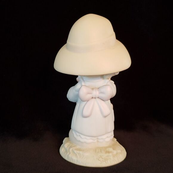 Vintage Precious Moments Porcelain Figurine 1987 "Happy Birthday Poppy" #106836 - Picture 3 of 7